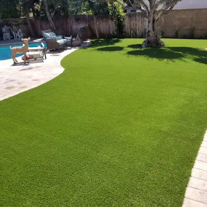 Artificial grass landscape project by ABC LandCrafters