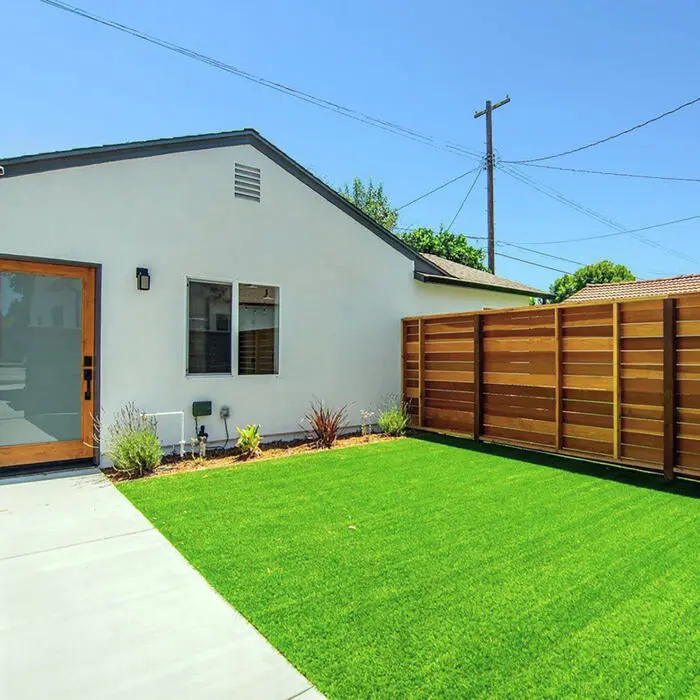Front yard grass landscape renovation