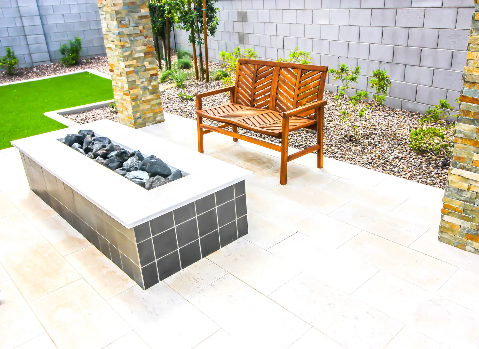 Los Angeles landscaping and hardscaping project by ABC LandCrafters